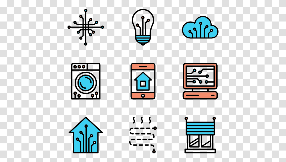 Smart Home School Facilities Icon, Pac Man, Mobile Phone, Electronics, Cell Phone Transparent Png