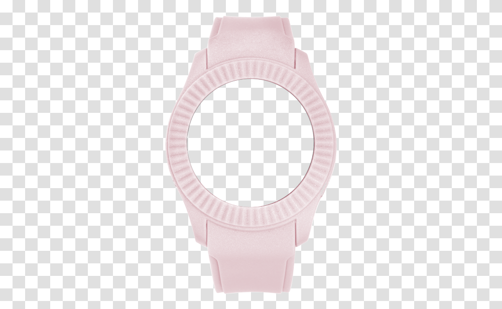 Smart Ivory Metal Pink 43mm Circle, Wristwatch, Digital Watch, Rug, Hand Transparent Png