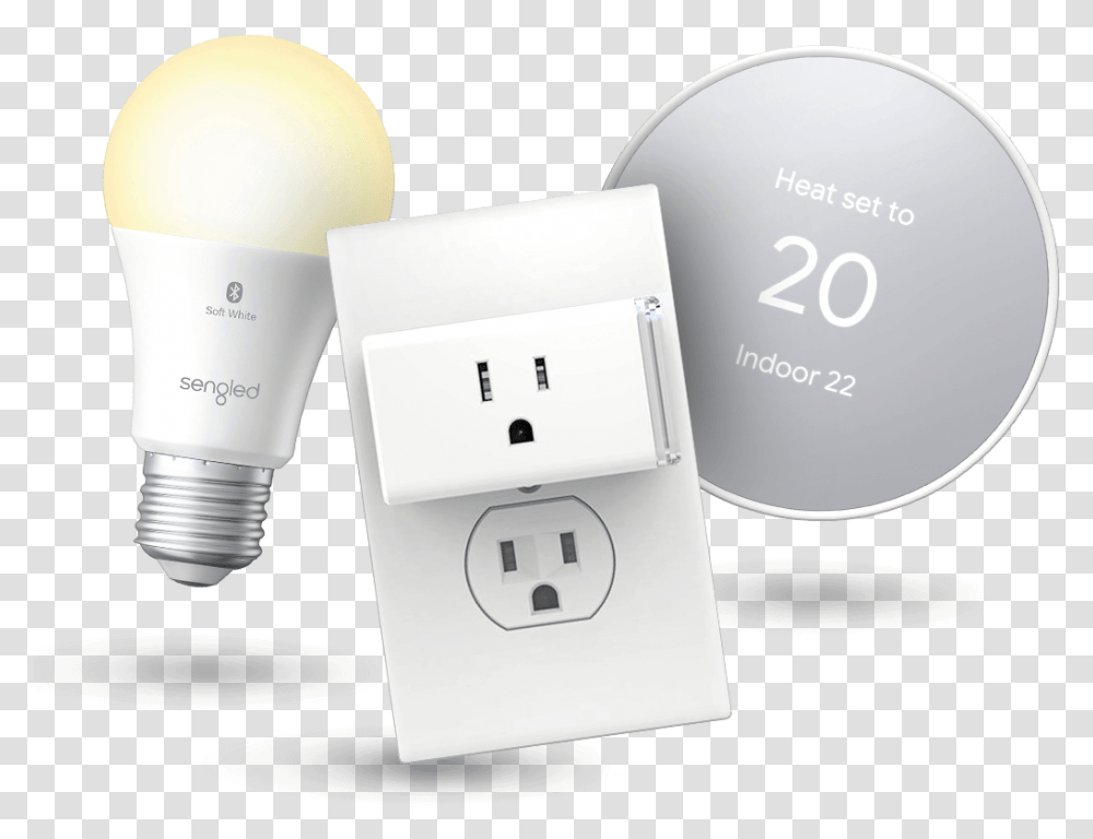 Smart Lighting Switches & Plugs Best Buy Canada Incandescent Light Bulb, Electrical Device, Adapter, Electrical Outlet Transparent Png