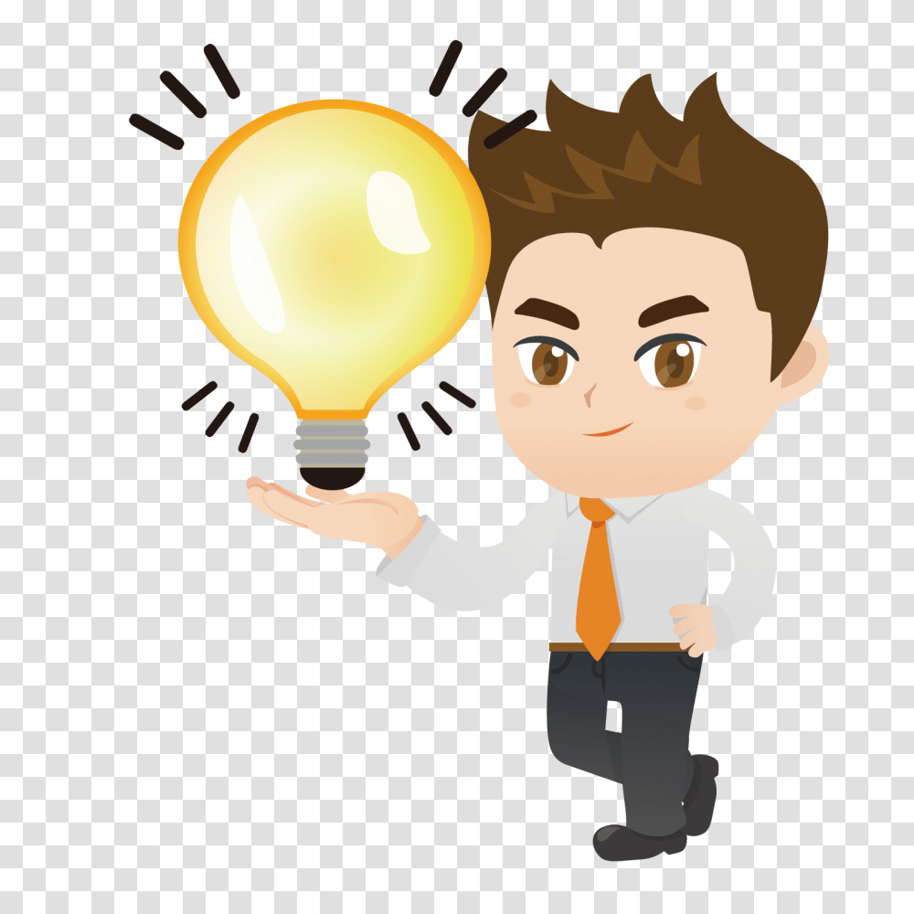 Smart Man Clipart Clip Art Images, Light, Lightbulb, Person, Human Transparent Png