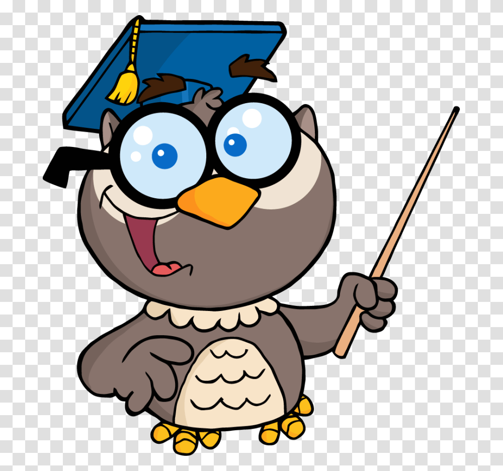 Smart Owl Clip Art Transparent Png