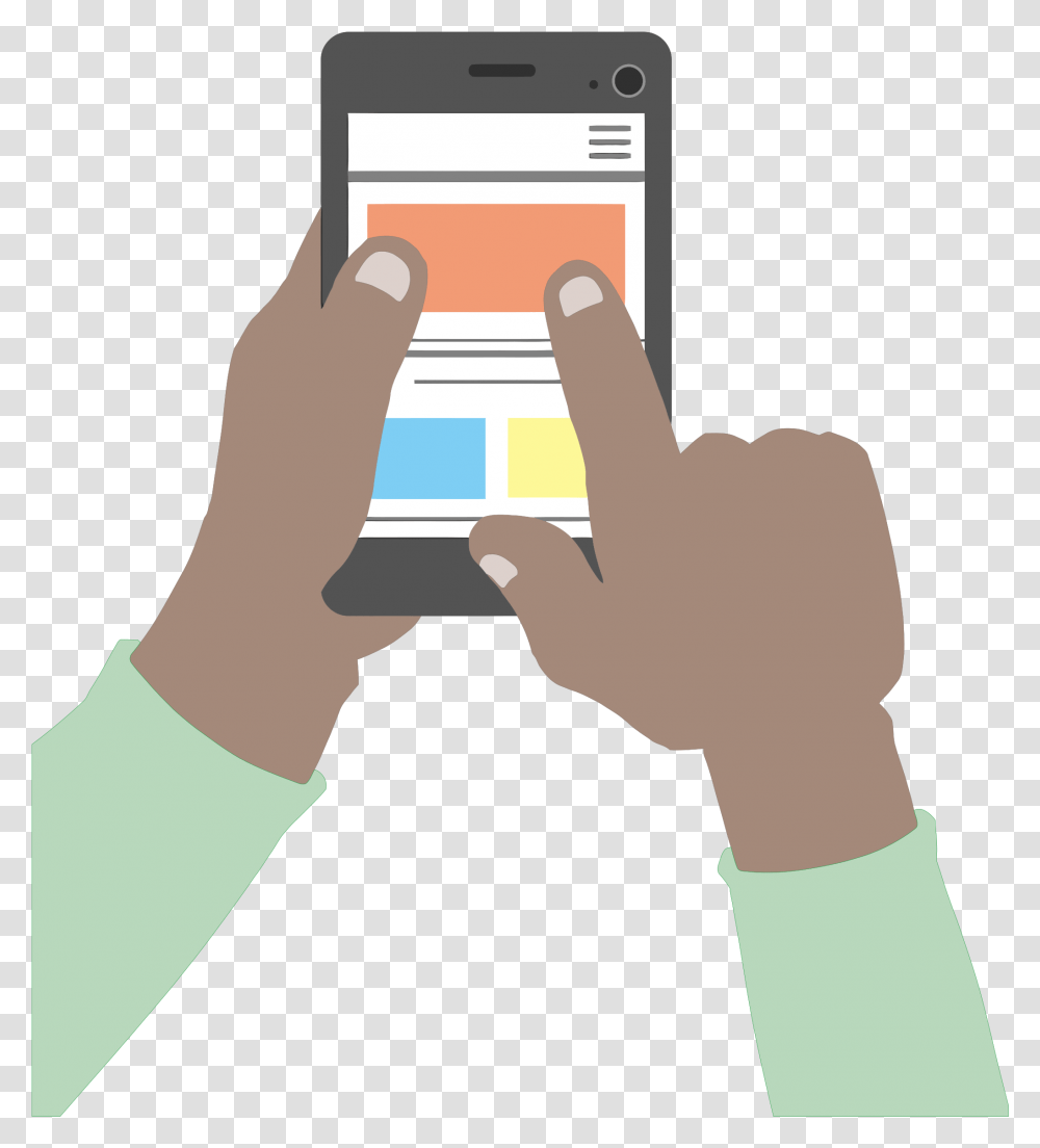 Smart Phone Icon, Person, Human, Hand, Electronics Transparent Png