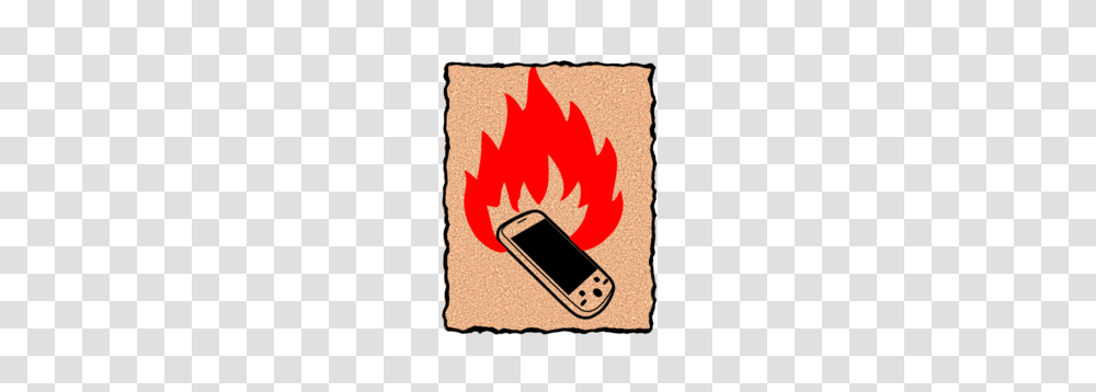 Smart Phone On Fire Clip Art, Electronics, Mobile Phone, Cell Phone, Iphone Transparent Png