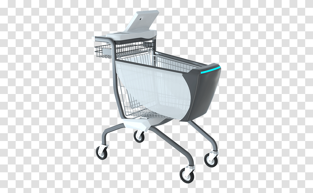 Smart Shopping Cart Maker Raises 10 Million Casper Smart Shopping Cart, Furniture, Chair Transparent Png