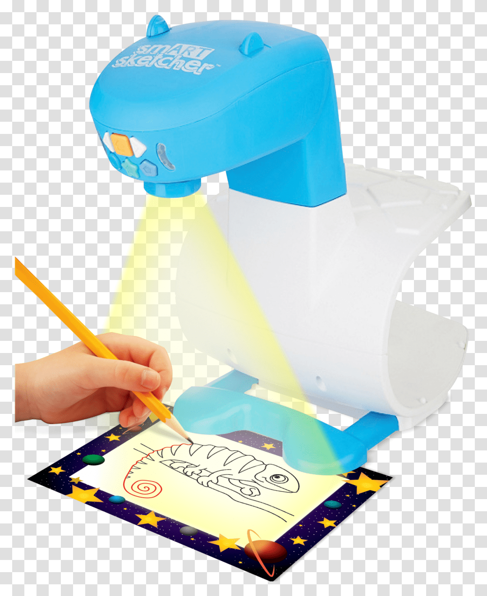 Smart Sketcher Guides Kids In Learning To Draw And Smart Sketcher Projector Precio, Person, Human, Paper Transparent Png