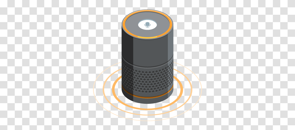 Smart Speaker Voice Assistant 3d Isometric Circle, Cylinder, Barrel, Keg Transparent Png