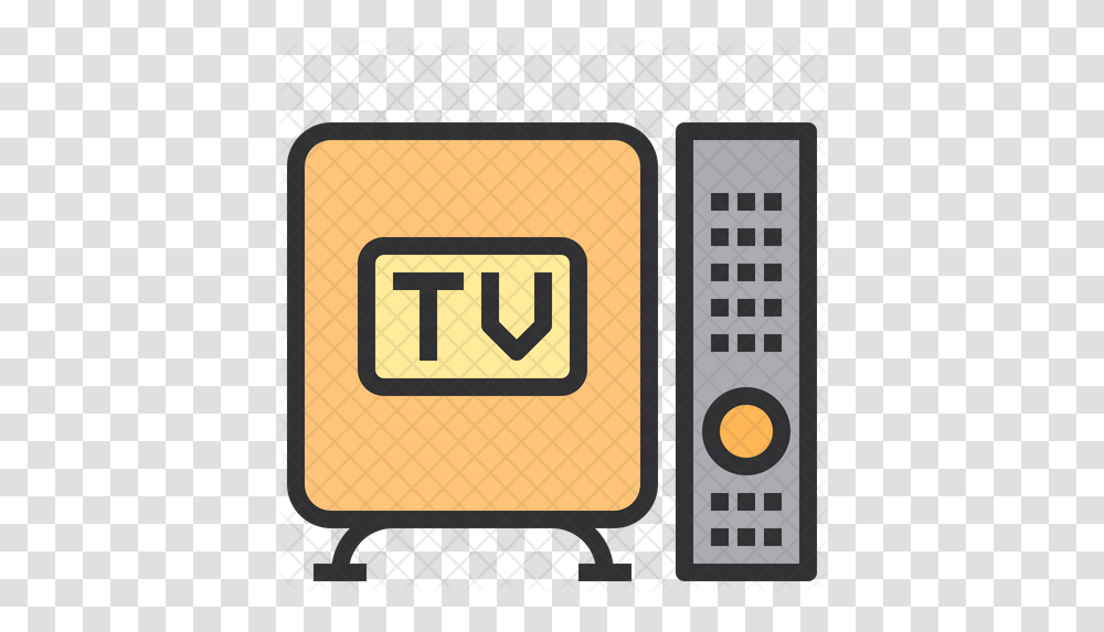 Smart Tv Box Icon Portable, Electronics, Electronic Chip, Hardware, Road Sign Transparent Png