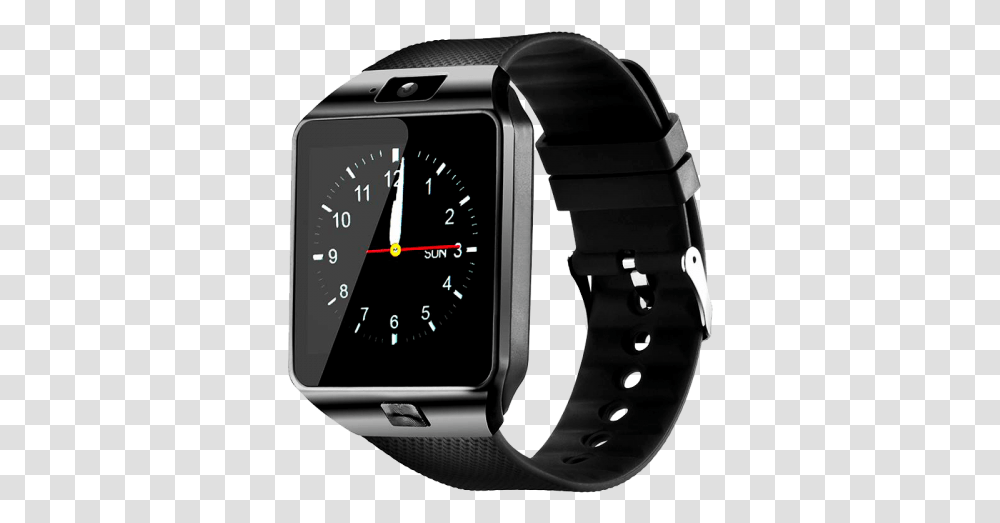 Smart Watch Dz09 Vs, Wristwatch, Camera, Electronics, Digital Watch Transparent Png