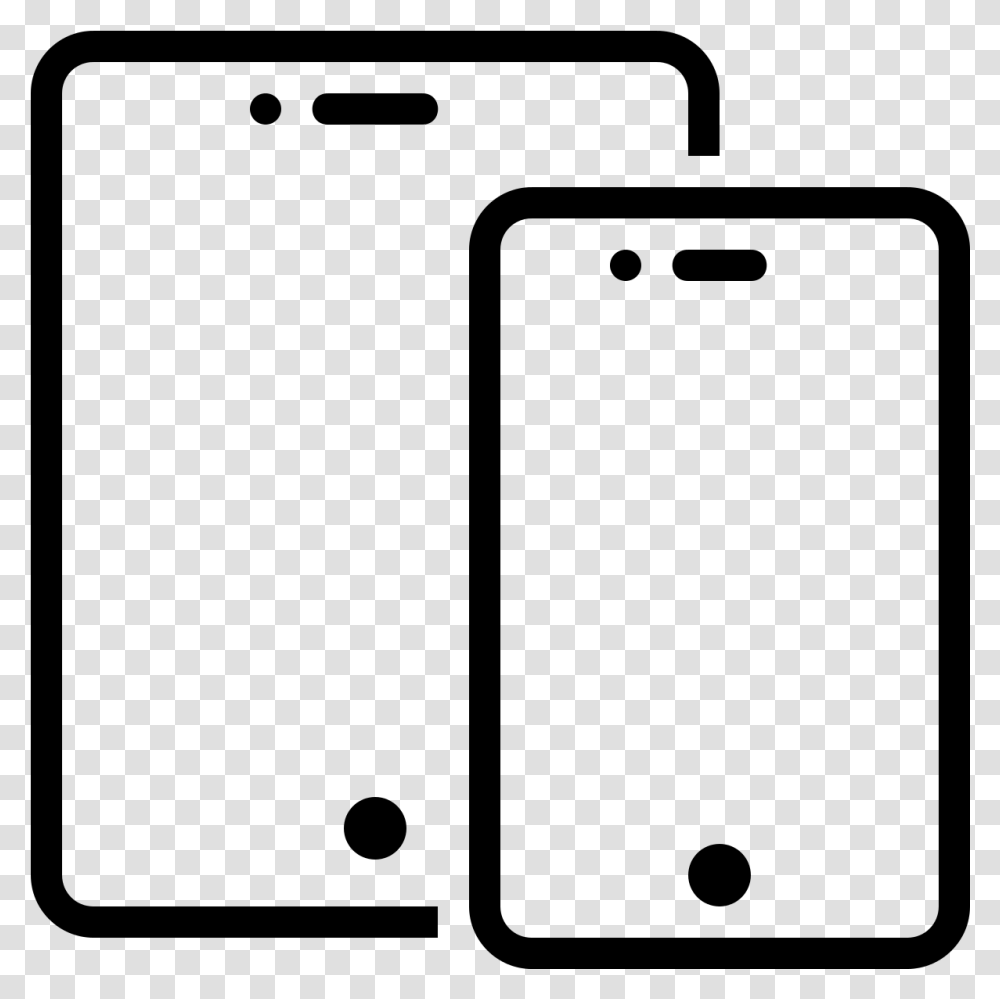 Smartphone And Tablet Icon, Gray, World Of Warcraft Transparent Png