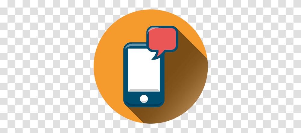 Smartphone Chat Circle Icon & Svg Vector File Smart Phone Logo Circle, Electrical Device, Electronics, Bottle Transparent Png