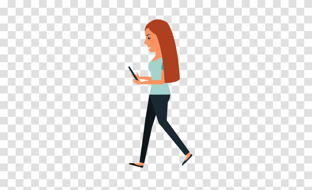 Smartphone Girl Cliparts Free Download Clip Art, Standing, Person, Human, Female Transparent Png