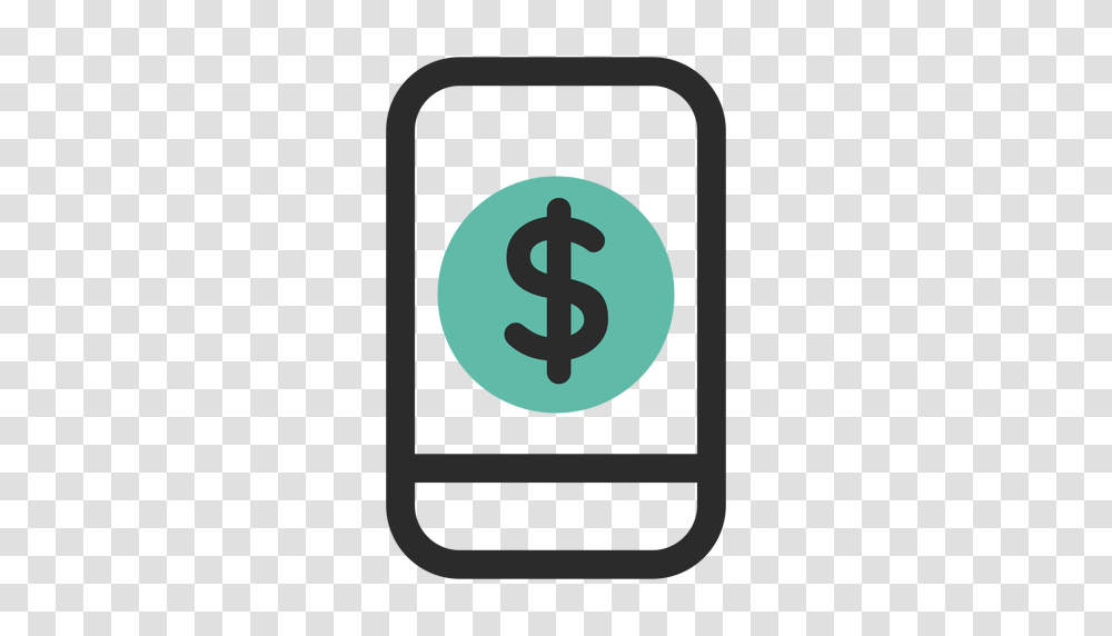 Smartphone Mobile Banking Icon, Alphabet, Light Transparent Png