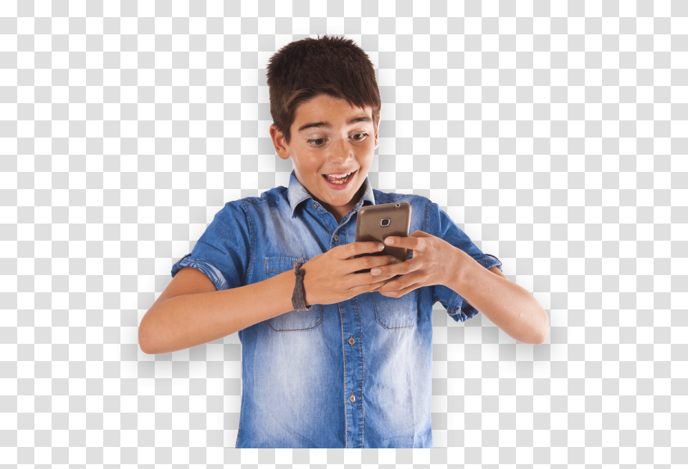 Smartphone, Person, Human, Boy, Video Gaming Transparent Png