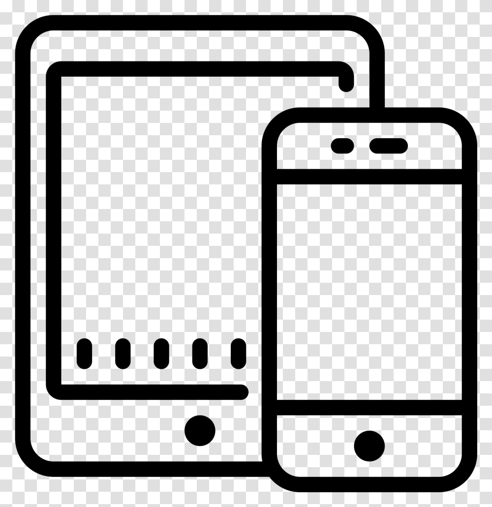 Smartphone Tablet Icon Mobile And Tablet Icon, Gray, World Of Warcraft Transparent Png