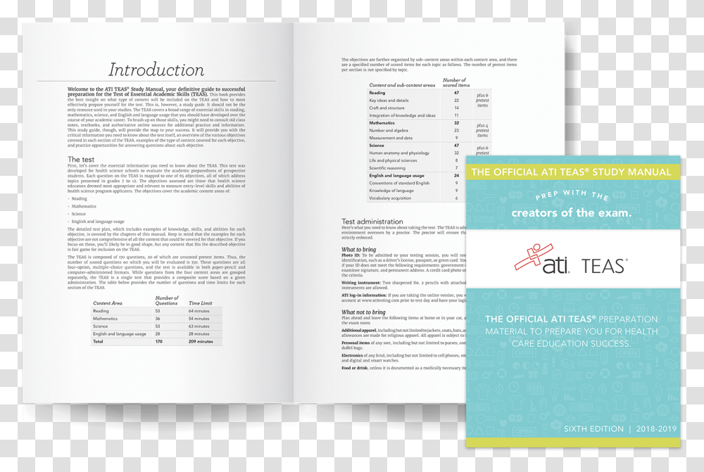 Smartprep Ati Teas Study Guide, Page, Poster, Advertisement Transparent Png