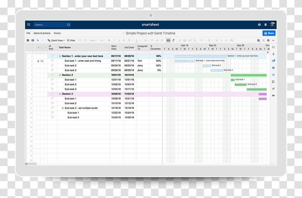 Smartsheet Project Plan, Word, Page, Number Transparent Png