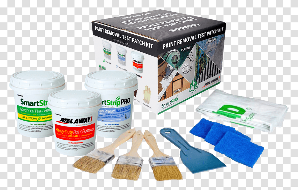 Smartstrip Test Kit, Paint Container, Box, Brush, Tool Transparent Png