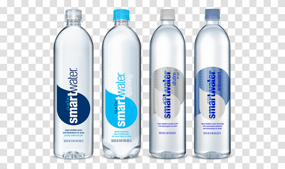 Smartwater Homepage Vapor Distilled Water With Electrolytes Smart Water 750 Ml, Bottle, Aluminium, Water Bottle, Shampoo Transparent Png