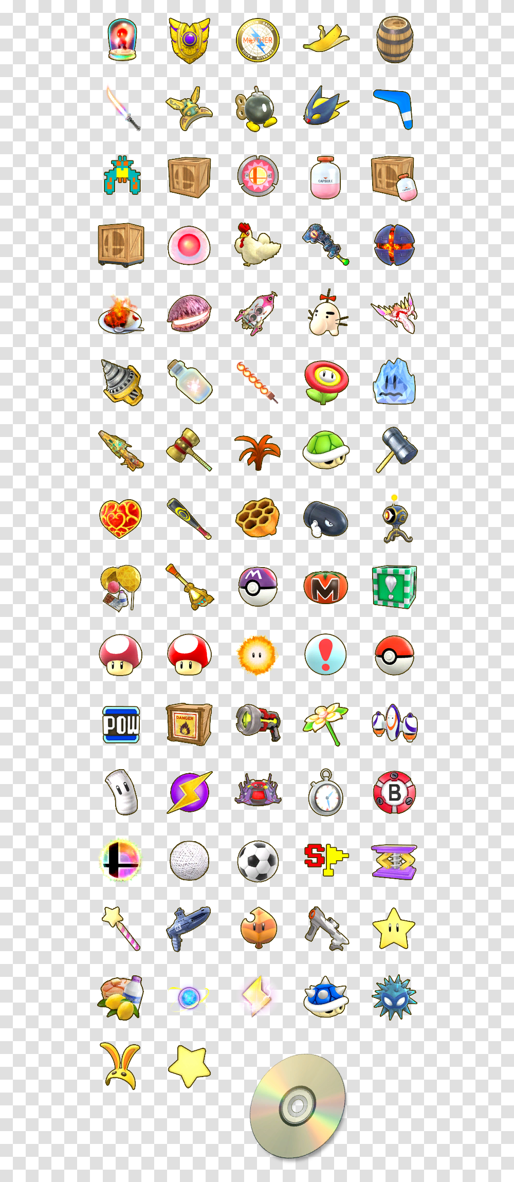 Smash Bros Item Icons, Christmas Tree, Logo Transparent Png