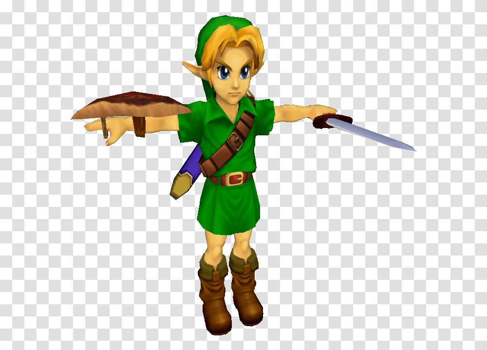 Smash Bros Melee Model, Legend Of Zelda, Elf, Person, Human Transparent Png