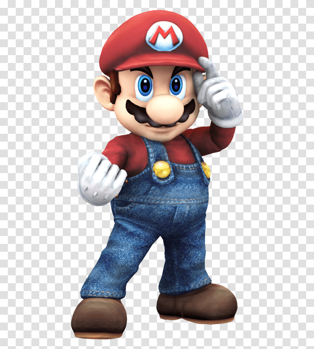 Smash Toy Mario Brawl Bros Melee Stuffed Mario Super Smash Bros Brawl, Figurine, Person, Human, Pants Transparent Png