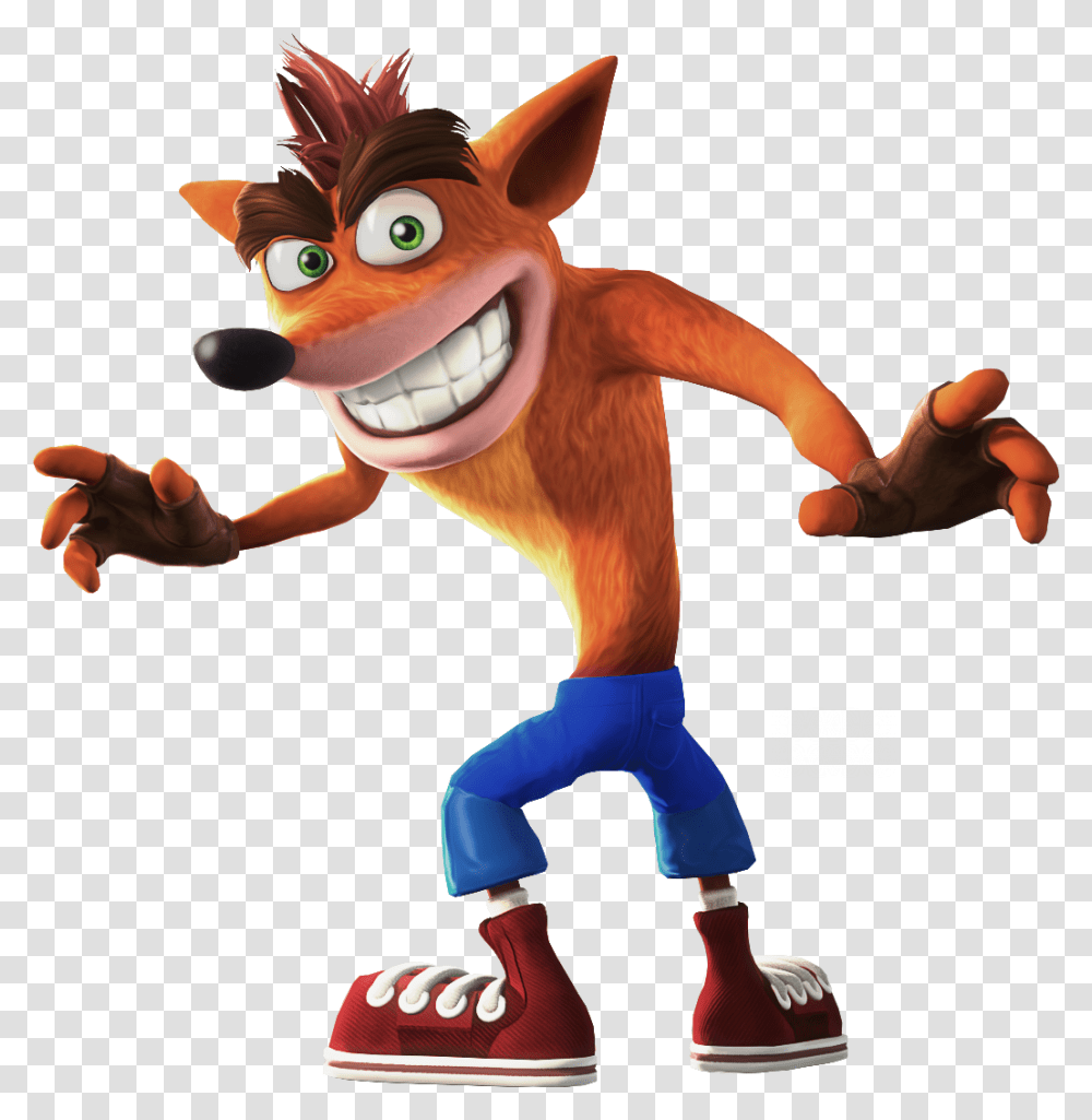 Smash Ultimate Crash Bandicoot Render, Shoe, Footwear, Apparel Transparent Png