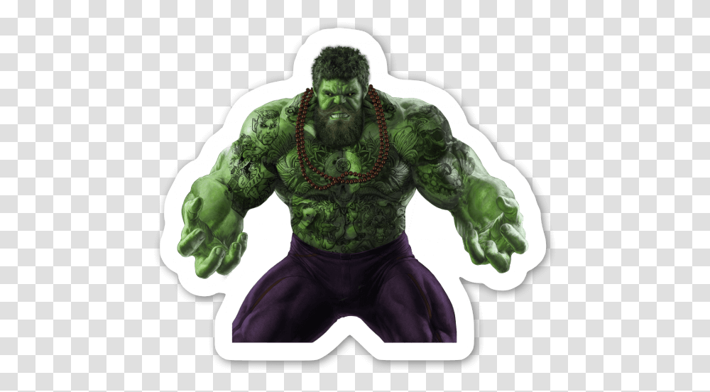 Smashing Sticker Hulk, Alien, Person, Human, Hand Transparent Png