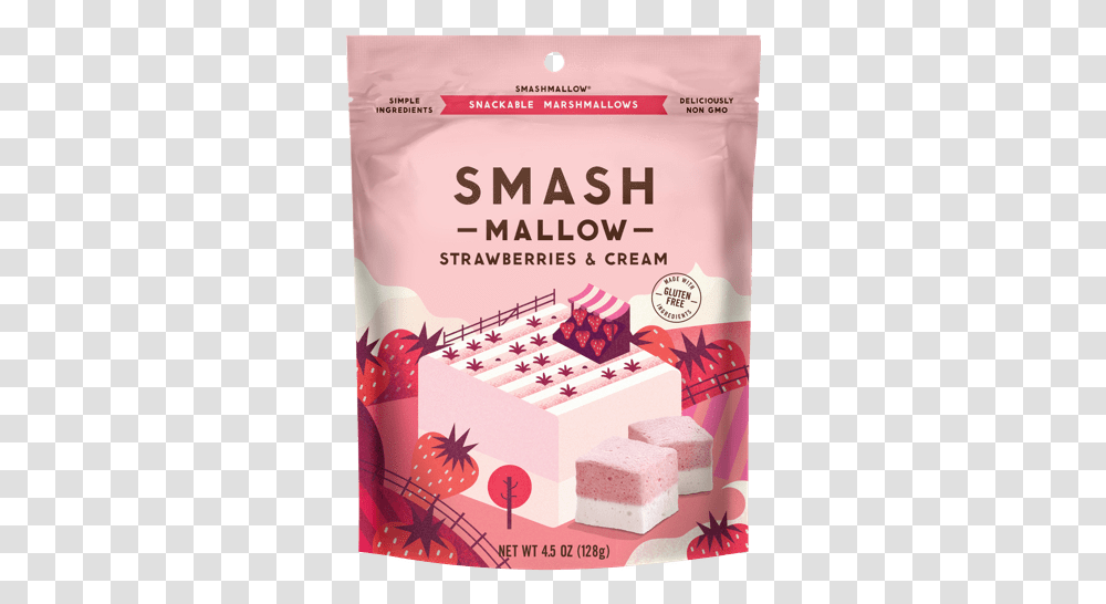 Smashmallow Smashmallow Strawberry, Flyer, Poster, Paper, Advertisement Transparent Png
