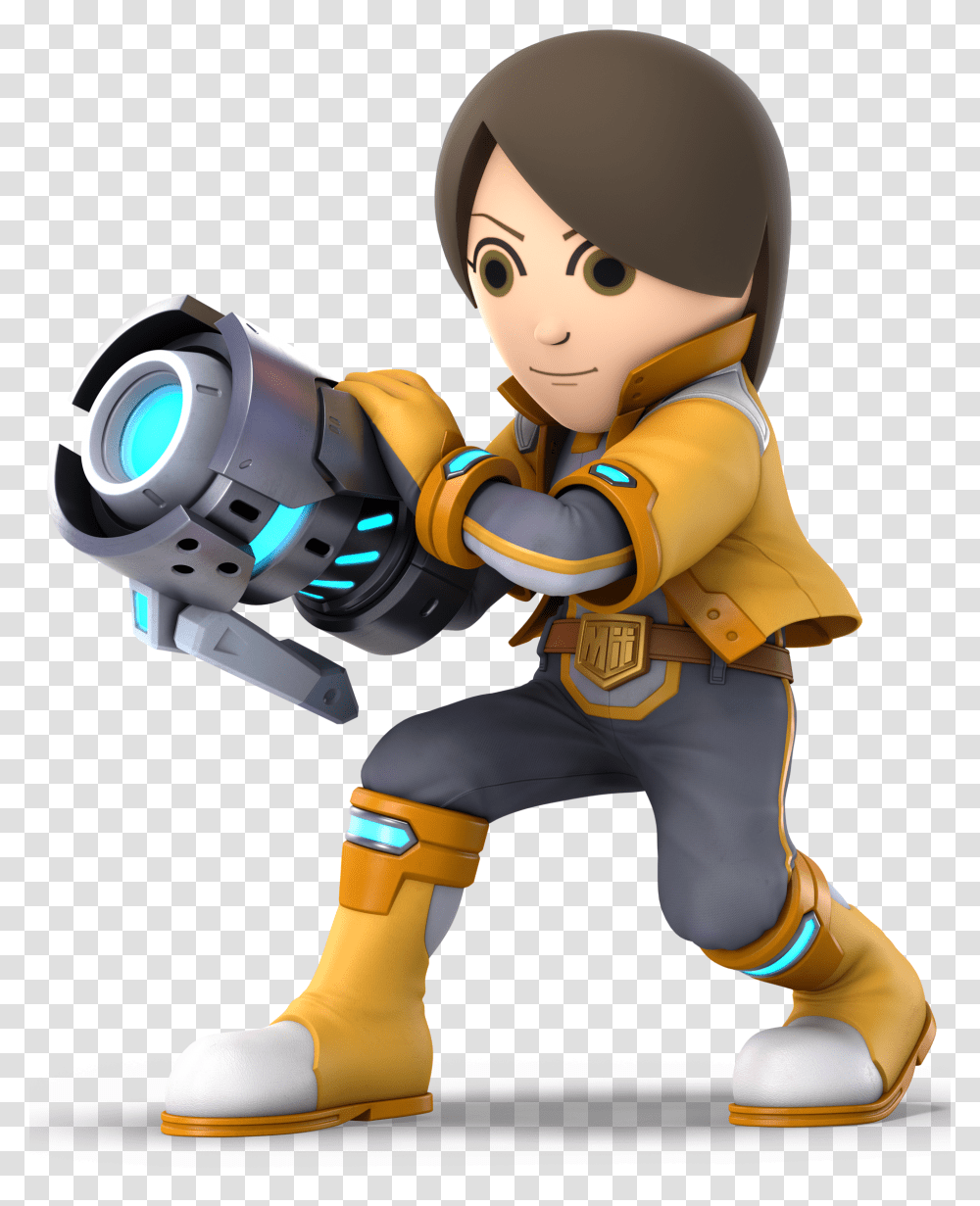 Smashpedia Super Smash Bros Ultimate Mii Gunner, Toy, Costume, Overwatch, Person Transparent Png