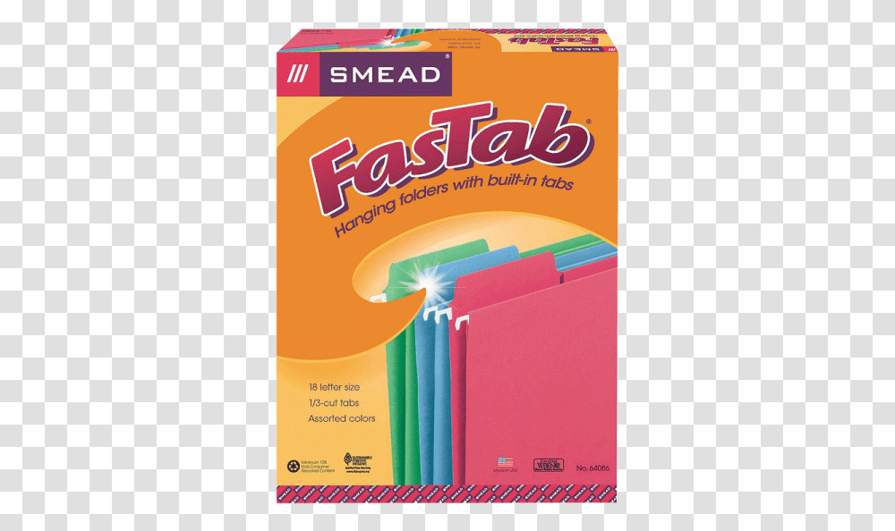 Smead Fastab Hanging File Folders, File Binder, Box Transparent Png
