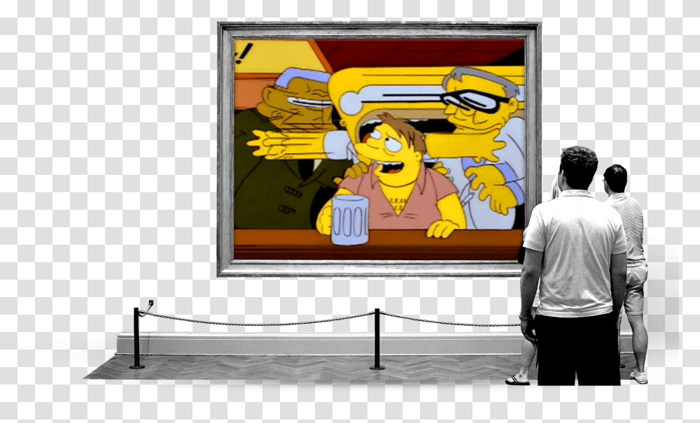 Smear Frames Simpsons, Person, Advertisement, Billboard, Poster Transparent Png
