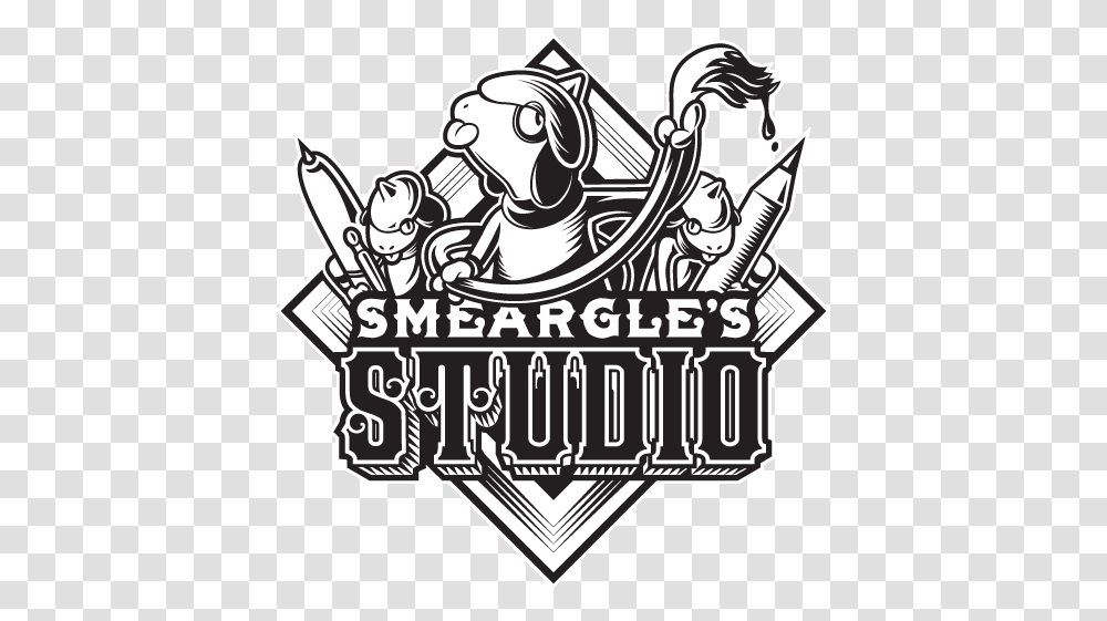 Smeargles Studio Smeargle Logo Illustration, Symbol, Emblem, Text, Doodle Transparent Png
