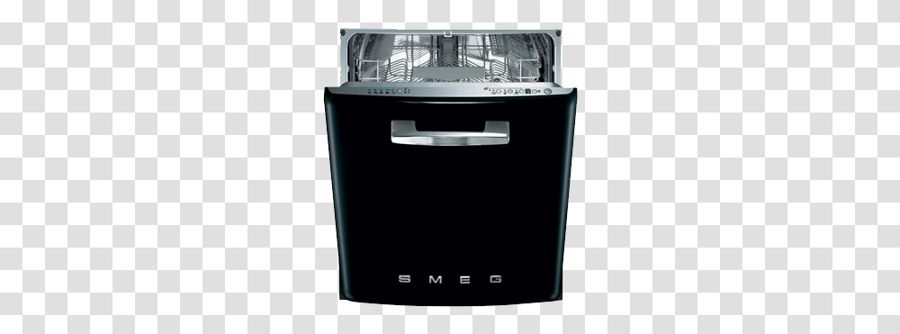 Smeg 50 S Style Au Black Smeg Dishwasher, Appliance Transparent Png