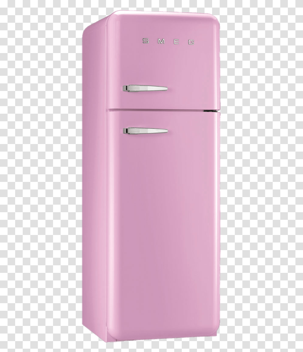 Smeg Pink Refrigerator Fridge Pink, Appliance, Luggage Transparent Png