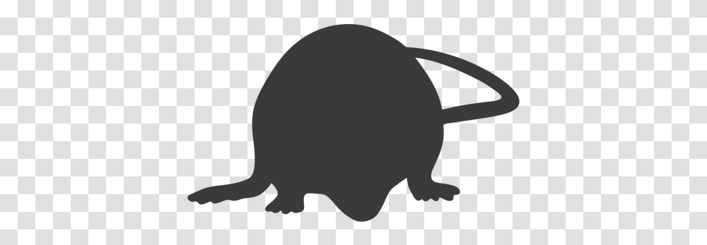 Smelling Mouse Silhouette & Svg Vector File Clip Art, Mammal, Animal, Wildlife, Pig Transparent Png