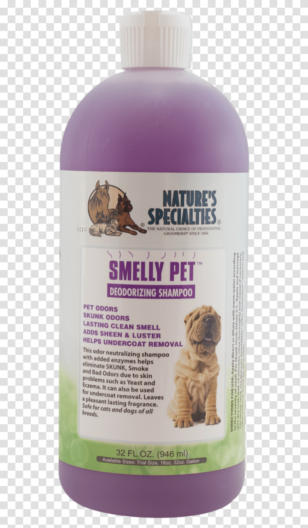 Smelly Pet Shampoo For Dogs Amp CatsData Zoom Cdn Cosmetics, Tiger, Food, Plant, Bottle Transparent Png