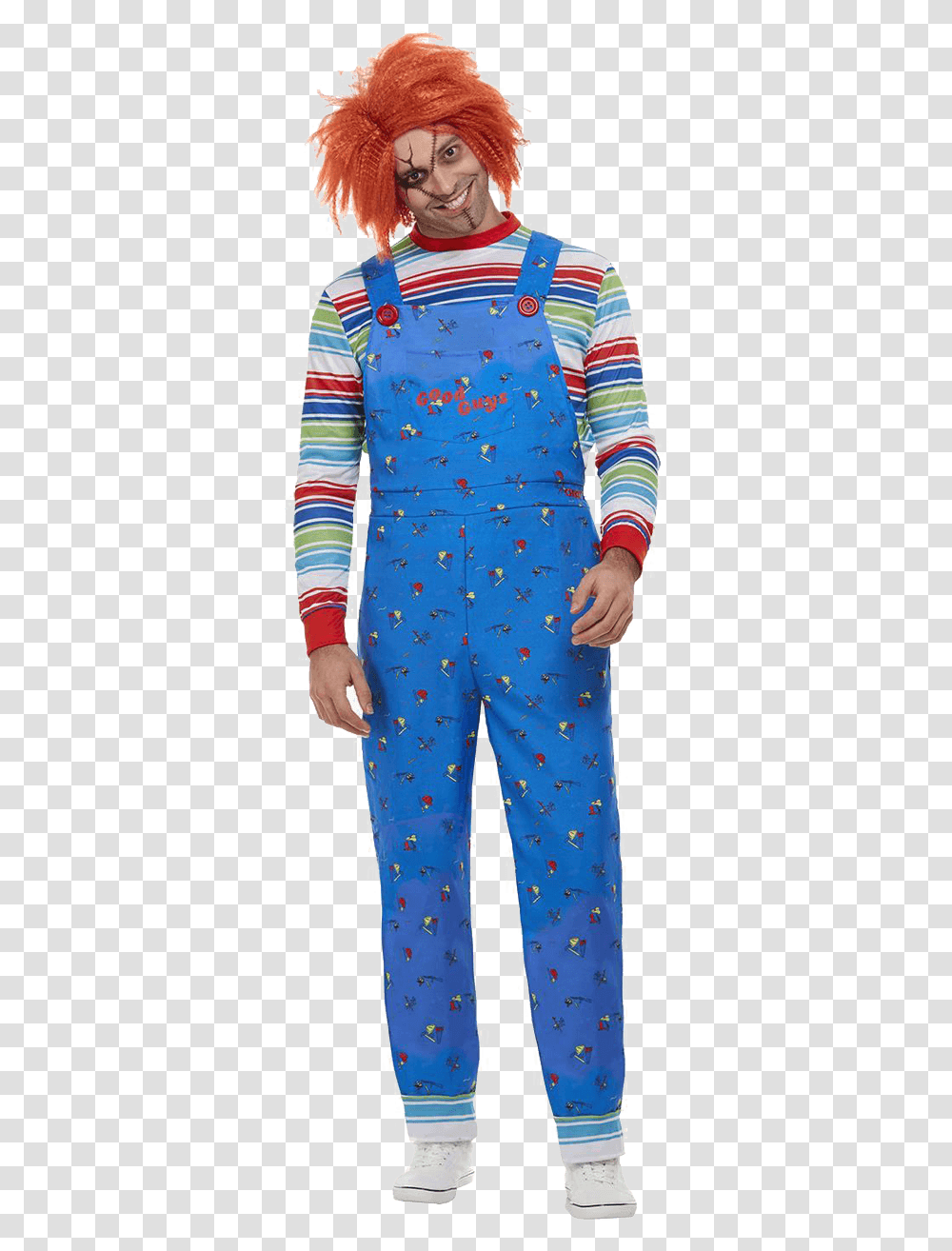 Smiffys Chucky Costume, Sleeve, Pants, Person Transparent Png