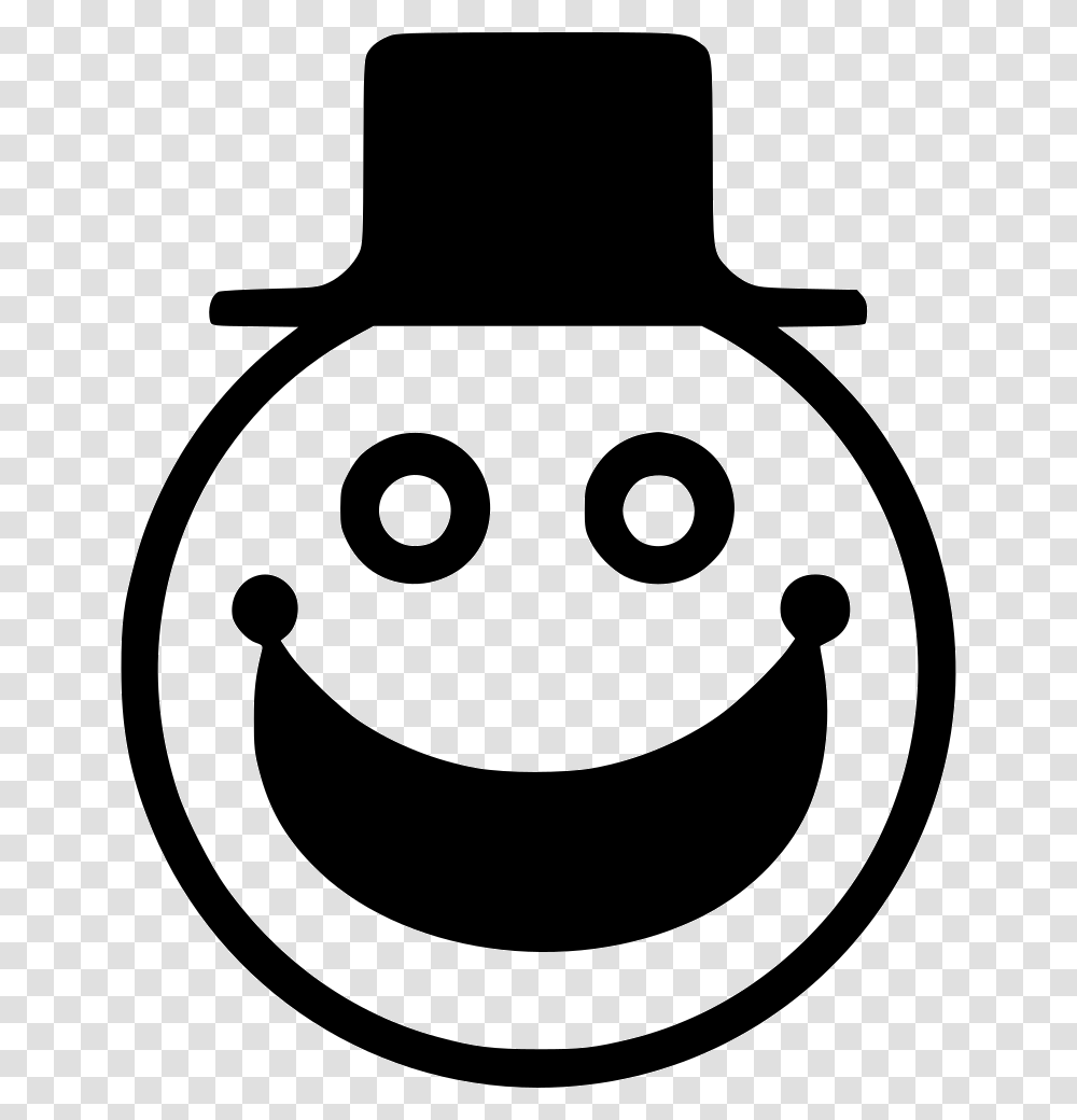 Smile Avatar Face Joke Joker Hat Smiley, Stencil, Label, Logo Transparent Png