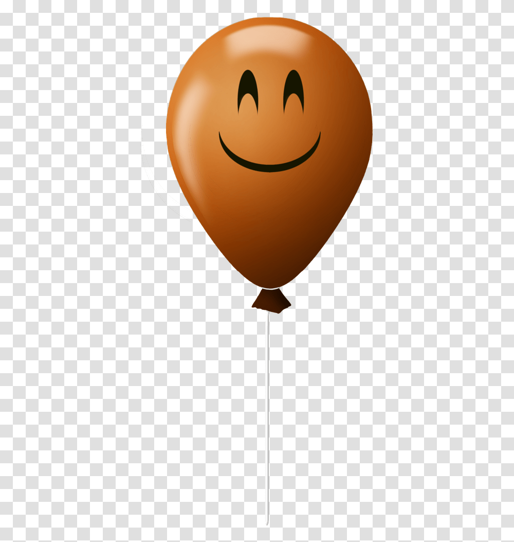 Smile Brown Balloon, Lamp, Sweets, Food, Confectionery Transparent Png
