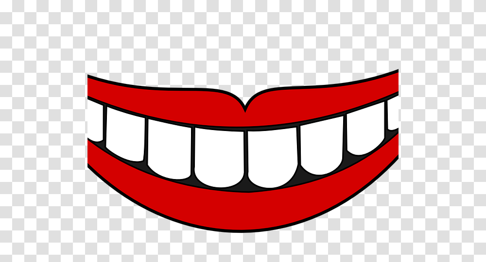 Smile Clipart White Tooth, Teeth, Mouth Transparent Png