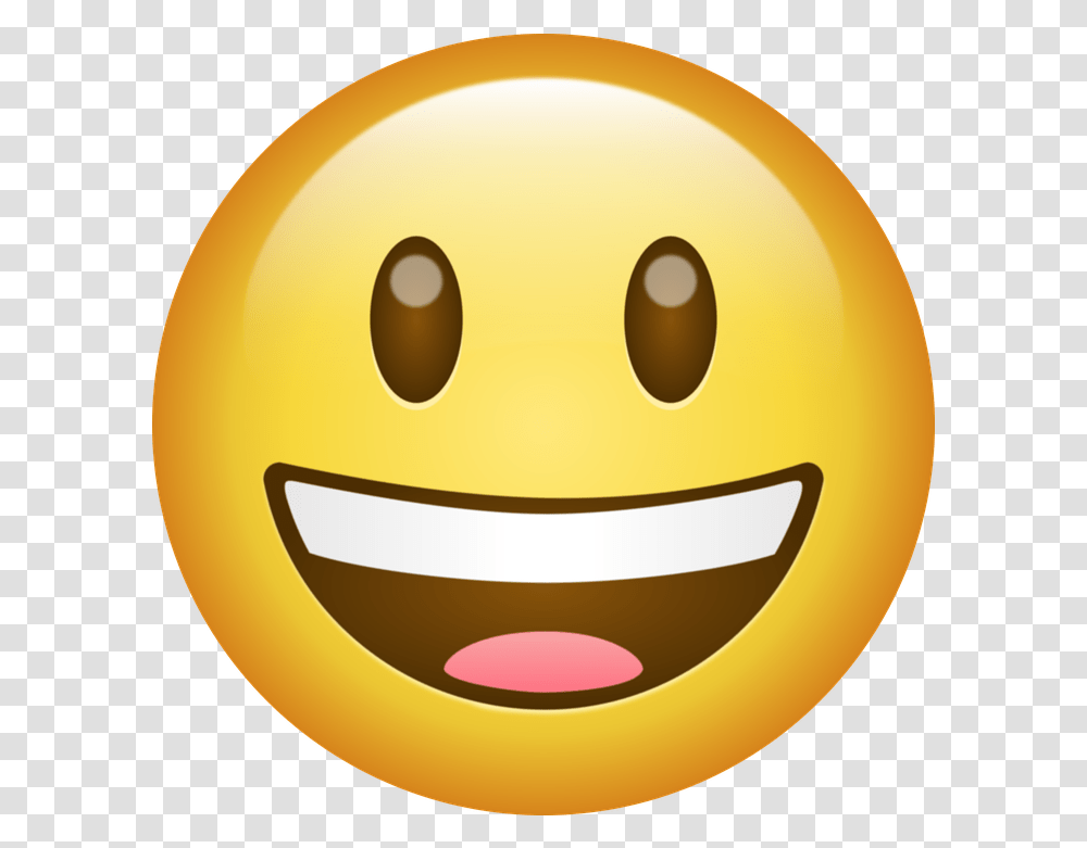 Smile Emoji Happy Free Vector Graphic On Pixabay Emoji Feliz, Label, Text, Plant, Food Transparent Png