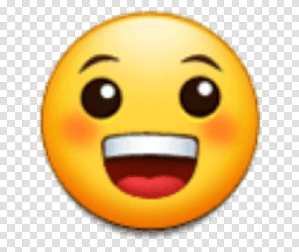 Smile Emoji Samsungemoji Laugh Happy Face Mouth Eyes Smiley, Toy, Outdoors, Pac Man, Nature Transparent Png