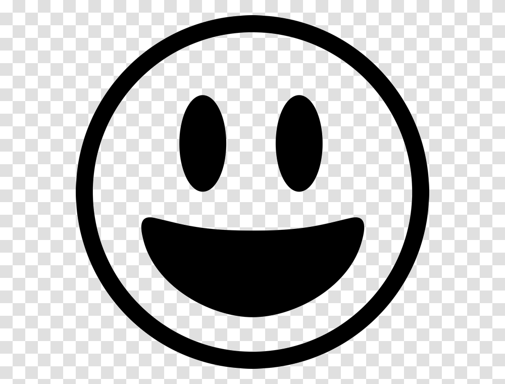 Smile Emoji, Stencil, Face, Label Transparent Png