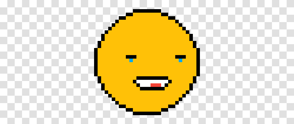 Smile Emoji There A Perfect Circle, Pac Man, Label, Text, Vegetation Transparent Png