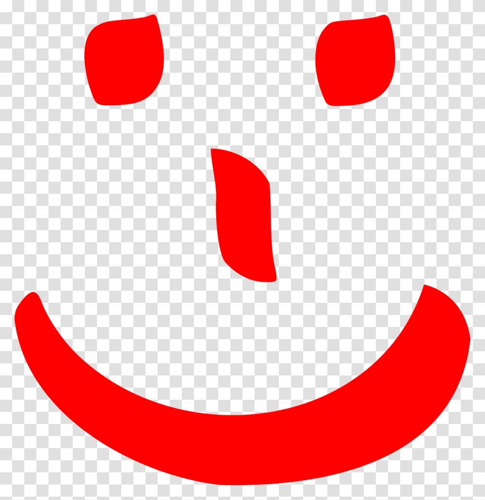 Smile Icon In Red Transparent Png