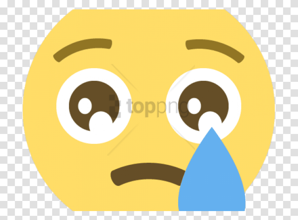 Smile Image With Emoji Crying Face, Pillow, Cushion, Outdoors, Nature Transparent Png