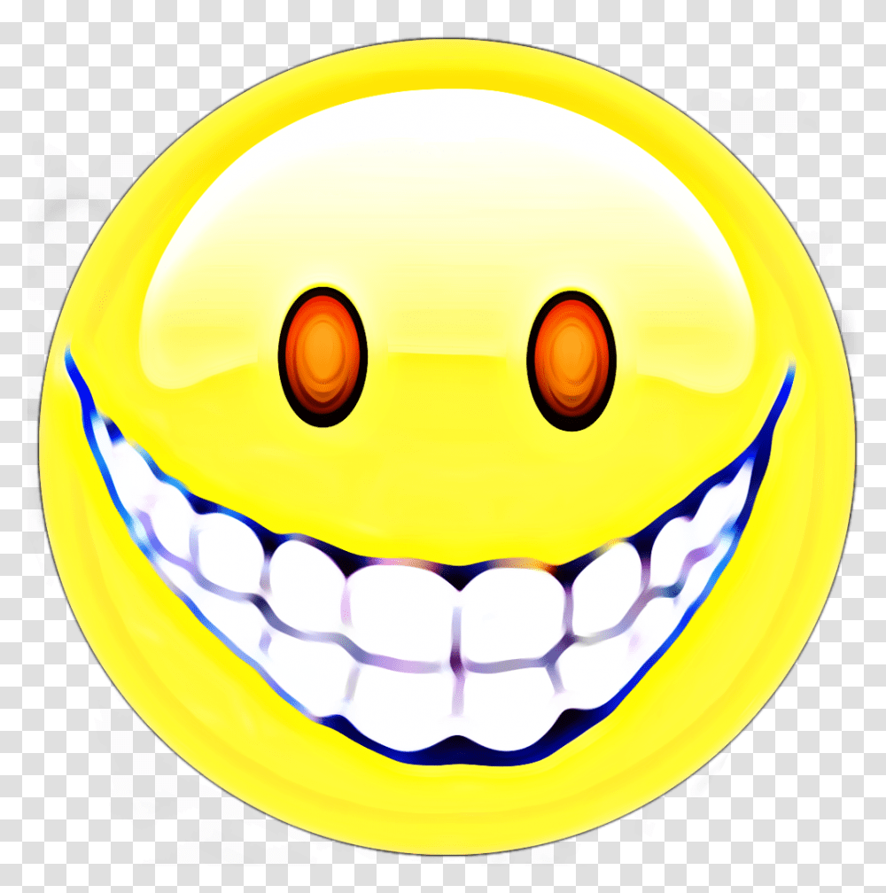 Smile Smileyface Creepy Smiley, Teeth, Mouth, Lip, Ball Transparent Png