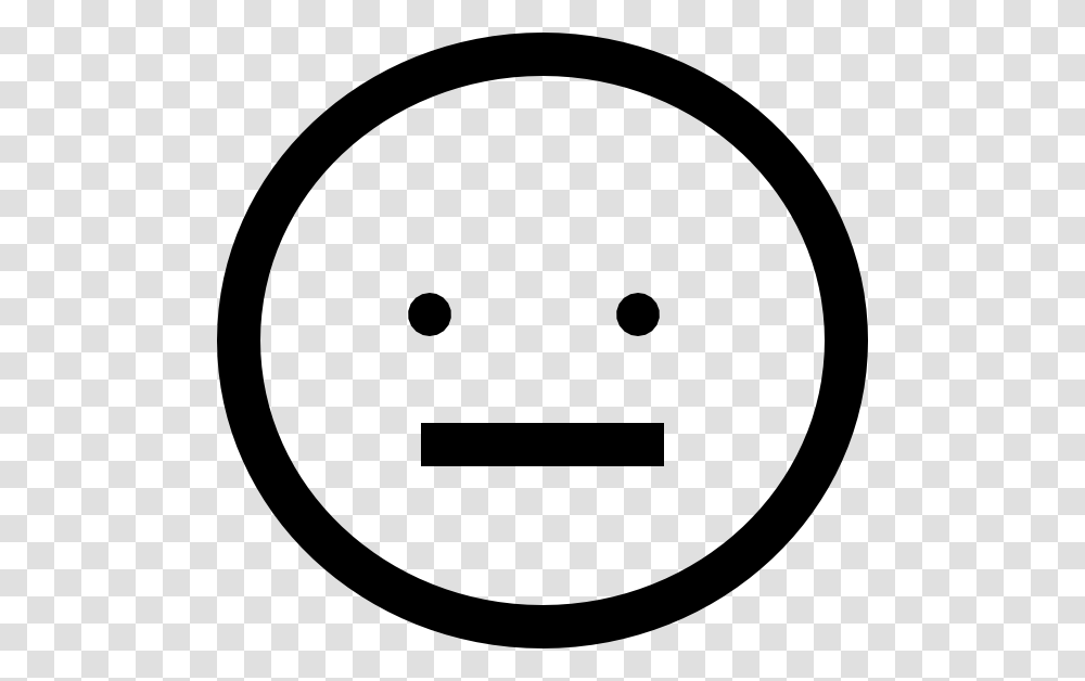 Smile So So Black Clip Art At Clker Com Vector Clip Circle, Stencil, Logo, Trademark Transparent Png