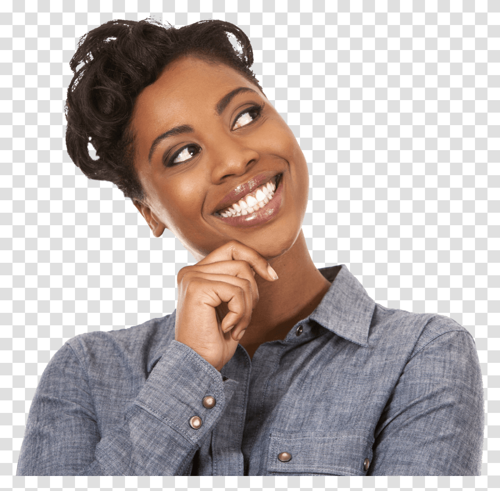 Smile Woman Africans Happy Black American Lady, Face, Person, Human, Laughing Transparent Png