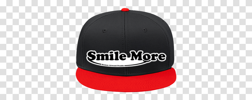 Smilemore Snap Back Flat Bill Hat Baseball Cap, Clothing, Apparel Transparent Png